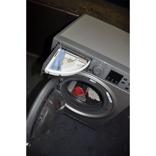 1075 - A HOTPOINT NSWF735UGGUK WASHING MACHINE width 60cm depth 55cm height 85cm (PAT pass, spin cycle run ... 