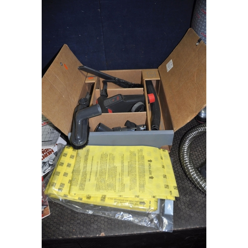 1085 - A KIRBY HERITAGE 2 UPRIGHT VACUUM CLEANER with accessory box, pipework and tubes (PAT pass and worki... 