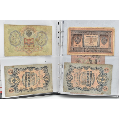 161 - TWO LARGE AND ONE SMALL BANKNOTE ALBUMS, to include World Banknotes, notes from Germany's Hyperinfla... 