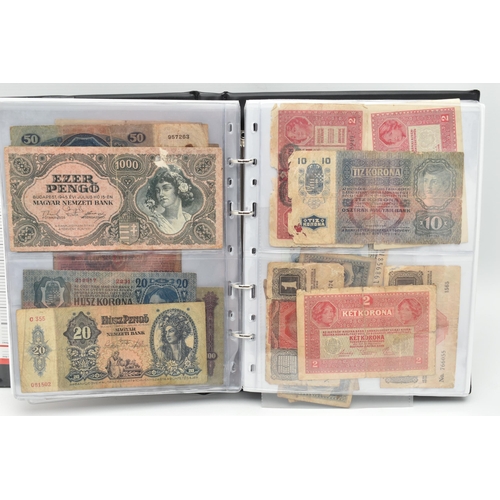 161 - TWO LARGE AND ONE SMALL BANKNOTE ALBUMS, to include World Banknotes, notes from Germany's Hyperinfla... 