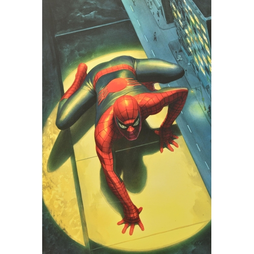 322 - ALEX ROSS FOR MARVEL COMICS (AMERICAN CONTEMPORARY) 'THE SPECTACULAR SPIDERMAN', a signed limited ed... 