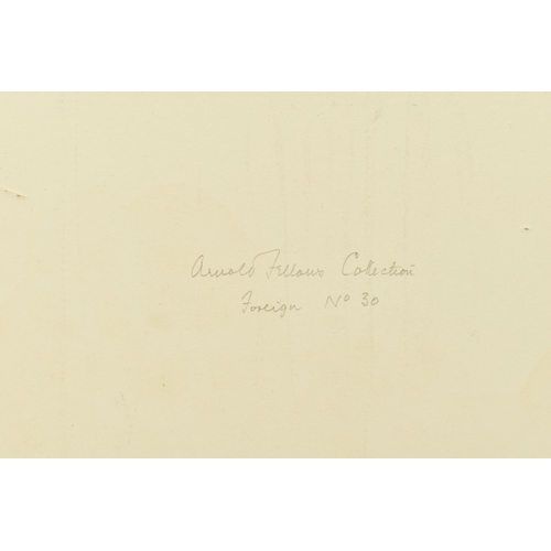 335 - JEANNE MARIE BARBY (FRENCH 1882-1960) A FRENCH LANDSCAPE, signed bottom left, ink wash on paper, app... 