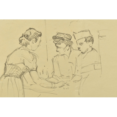 335 - JEANNE MARIE BARBY (FRENCH 1882-1960) A FRENCH LANDSCAPE, signed bottom left, ink wash on paper, app... 