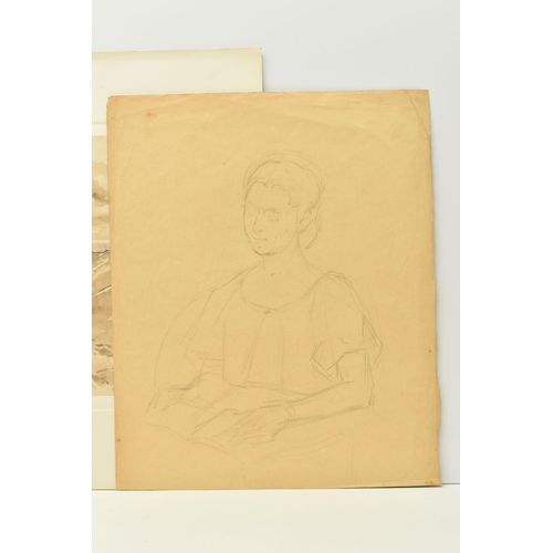 335 - JEANNE MARIE BARBY (FRENCH 1882-1960) A FRENCH LANDSCAPE, signed bottom left, ink wash on paper, app... 