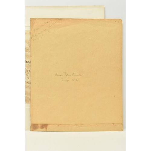 335 - JEANNE MARIE BARBY (FRENCH 1882-1960) A FRENCH LANDSCAPE, signed bottom left, ink wash on paper, app... 