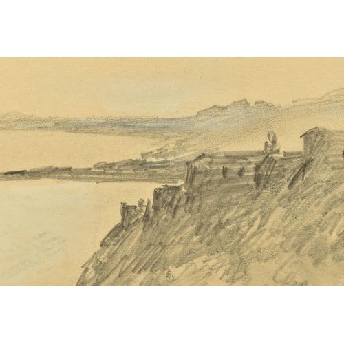 336 - CIRCLE OF JOHN JOSEPH BARKER OF BATH (1824-1904) 'TAORMINA', an unsigned sketch depicting the Italia... 