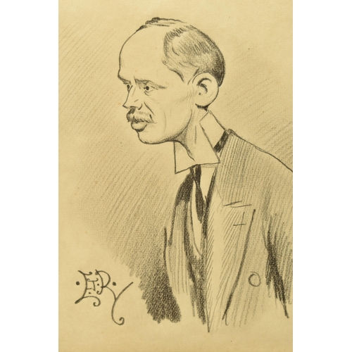 338 - EDWARD TENNYSON REED (1860-1933) 'ENJOYING DEVONSHIRE', a political sketch for Punch magazine, text ... 