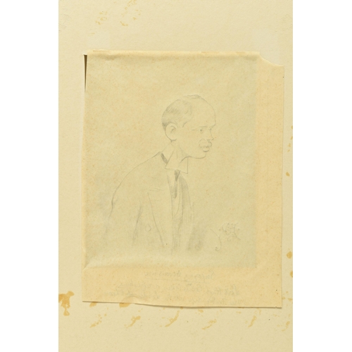 338 - EDWARD TENNYSON REED (1860-1933) 'ENJOYING DEVONSHIRE', a political sketch for Punch magazine, text ... 