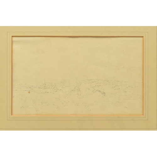 340 - TWO 19TH CENTURY LANDSCAPE STUDIES, the first titled 'River Mole' depicts a river winding its way th... 
