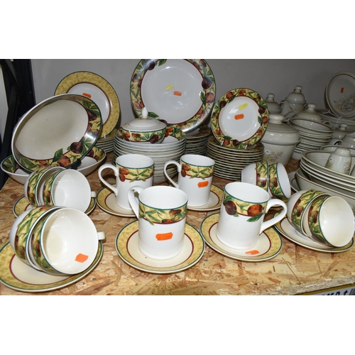 360 - TWO ROYAL DOULTON DINNER SERVICES, a seventy two piece 'Florinda' LS1042 dinner service: comprising ... 