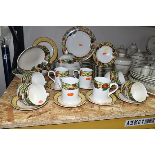 360 - TWO ROYAL DOULTON DINNER SERVICES, a seventy two piece 'Florinda' LS1042 dinner service: comprising ... 