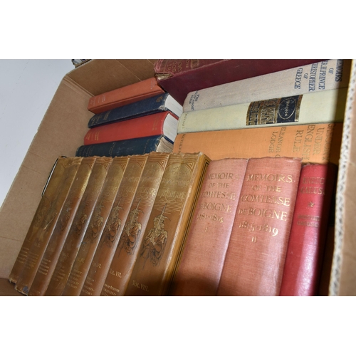 362 - SIX BOXES OF BOOKS AND FILM EPHEMERA, approximately one hundred and thirty books in paperback and ha... 