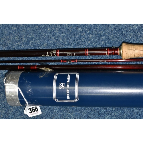 366 - A HOUSE OF HARDY DELUXE CLASSIC SALMON FLY ROD, a Graphite Deluxe Spey salmon fly rod, in three sect... 