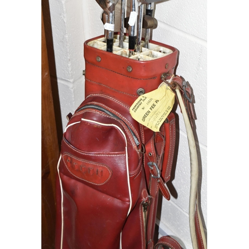 430 - TWO 20 LITRE JERRY CANS, a Valor 'Esso Blue' paraffin can with handle and spout, a Wanner grease gun... 