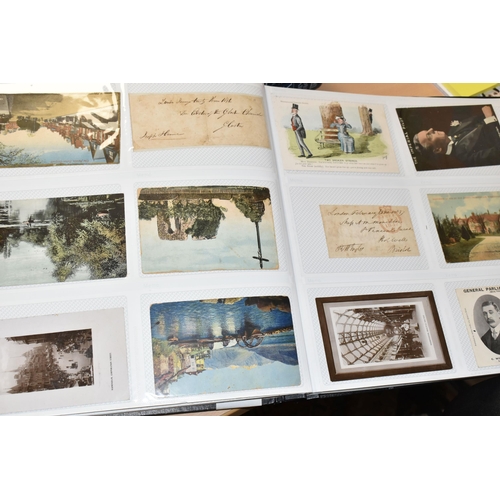 487 - POSTCARDS, PHOTOGRAPHS & AUTOGRAPHS in Two Albums, containing a large selection of Political ephemer... 