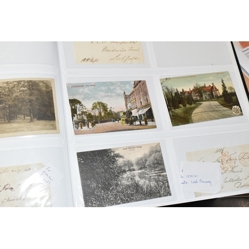 487 - POSTCARDS, PHOTOGRAPHS & AUTOGRAPHS in Two Albums, containing a large selection of Political ephemer... 