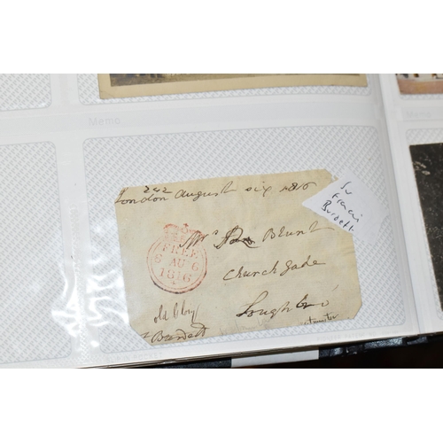 487 - POSTCARDS, PHOTOGRAPHS & AUTOGRAPHS in Two Albums, containing a large selection of Political ephemer... 