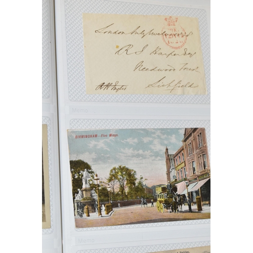 487 - POSTCARDS, PHOTOGRAPHS & AUTOGRAPHS in Two Albums, containing a large selection of Political ephemer... 