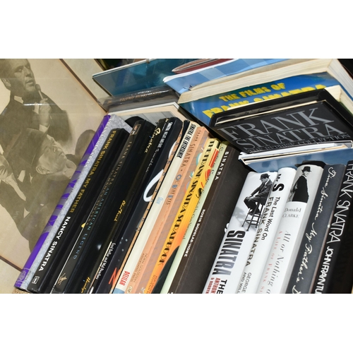 493 - FIVE BOXES OF FRANK SINATRA EPHEMERA to include a large collection of 'Perfectly Frank' Magazines an... 