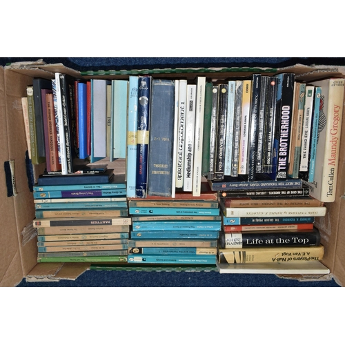 509 - SIX BOXES OF BOOKS containing approximately 325 miscellaneous titles in hardback and paperback forma... 