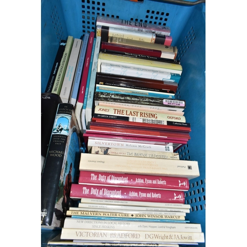 571 - FOUR CRATES OF BOOKS & MAGAZINES containing a large number publications on the subjects of History a... 