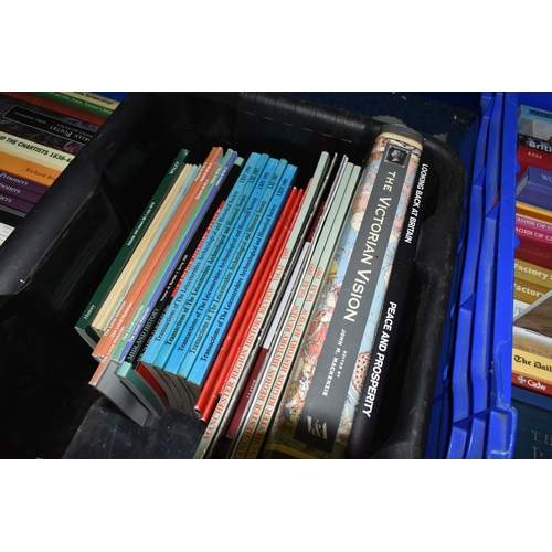 571 - FOUR CRATES OF BOOKS & MAGAZINES containing a large number publications on the subjects of History a... 