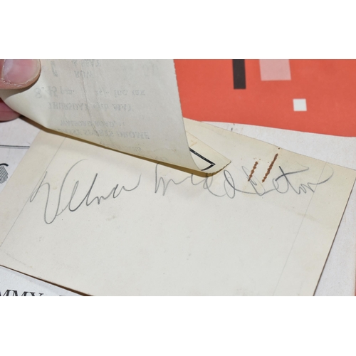 427 - LOUIS ARMSTRONG: A SIGNED BRITISH TOUR PROGRAMME 1956, signed on the back cover by Louis Armstrong, ... 