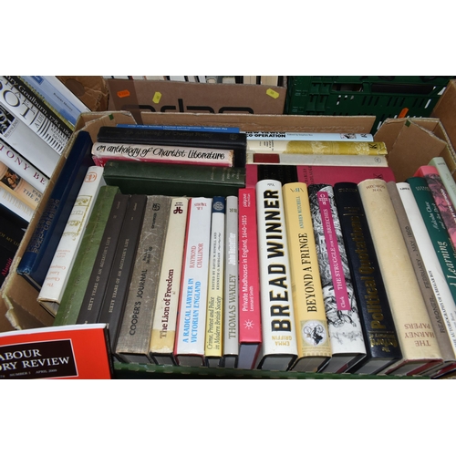 575 - EIGHT BOXES OF BOOKS ON THE SUBJECT OF POLITICS & POLITICAL HISTORY to include many biographies incl... 