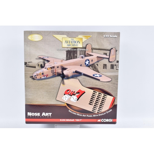 1 - A BOXED LIMITED EDITION CORGI AVIATION ARCHIVE NOSE ART COLLECTION 1:72 SCALE B-25 C MITCHELL 'OH-7'... 