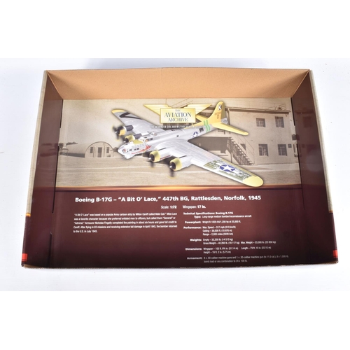 2 - A BOXED LIMITED EDITION CORGI AVIATION ARCHIVE NOSE ART COLLECTION 1:72 SCALE BOEING B17G - 'A BIT O... 