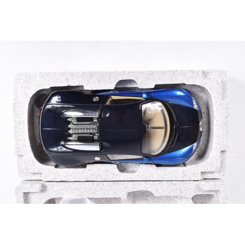 23 - A BOXED AUTOART BUGATTI EB 16.4 VEYRON SHOW CAR 1:18 SCALE DIECAST MODEL VEHICLE, numbered 70903, la... 