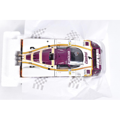 25 - A BOXED EXOTO 1988 JAGUAR XJR-9LM LE MANS 24 HOURS NO.1 MARTIN BRUNDLE/ JOHN NIELSEN 1:18 SCALE DIEC... 