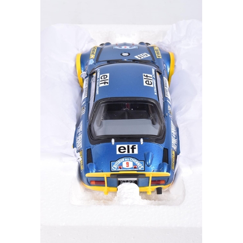 30 - A BOXED OTTO MOBILE APLINE A110 TURBO CEVENNES 1:18 DIECAST MODEL VEHICLE, numbered OT249, model is ... 