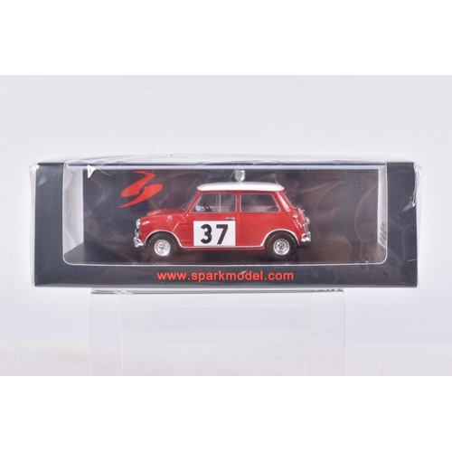 34 - SEVEN BOXED SPARK MODEL MINIMAX VEHICLES, to include a Honda TN360 Classic Team Lotus, numbered S267... 