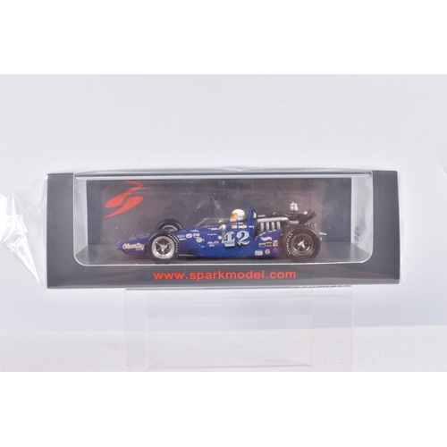 39 - SIX BOXED SPARK MODEL MINIMAX 1960s VEHICLES, to include an Eagle MK7 Indy 500 1969, Denny Hulme, nu... 