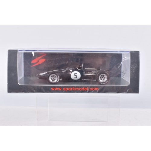 39 - SIX BOXED SPARK MODEL MINIMAX 1960s VEHICLES, to include an Eagle MK7 Indy 500 1969, Denny Hulme, nu... 