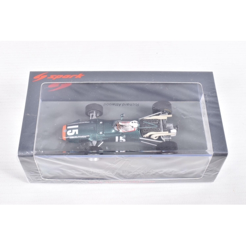 40 - SIX BOXED SPARK MODEL MINIMAX VEHICLES, 1:43 SCALE, to include a BRM P25 British GP 1956, Tony Brook... 