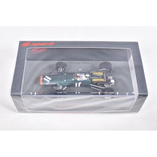 40 - SIX BOXED SPARK MODEL MINIMAX VEHICLES, 1:43 SCALE, to include a BRM P25 British GP 1956, Tony Brook... 