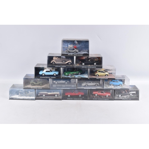 53 - A QUANTITY OF BOXED G.E. FABBRI JAMES BOND CAR COLLECTION MODELS, No's. 1 - 60 together with the rel... 