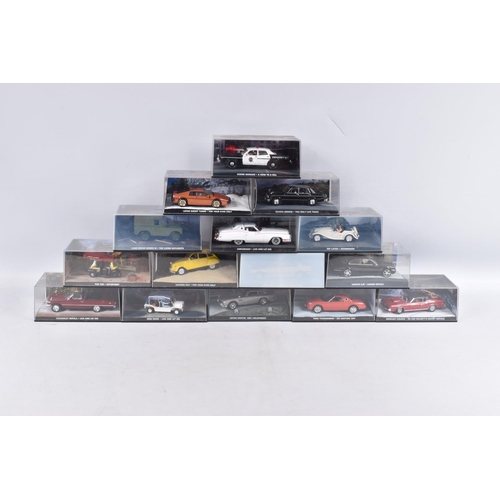 53 - A QUANTITY OF BOXED G.E. FABBRI JAMES BOND CAR COLLECTION MODELS, No's. 1 - 60 together with the rel... 