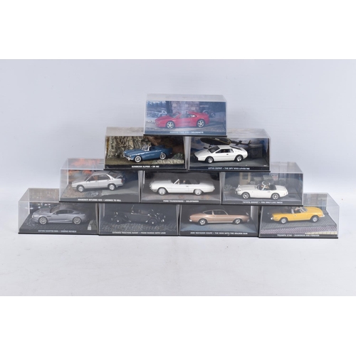 53 - A QUANTITY OF BOXED G.E. FABBRI JAMES BOND CAR COLLECTION MODELS, No's. 1 - 60 together with the rel... 