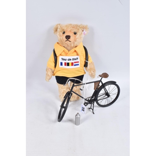 58 - A BOXED STEIFF LIMITED EDITION TOUR DE STEIFF TEDDY BEAR 2004, No.661570, light blonde mohair bear w... 