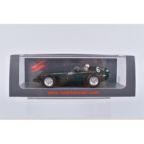 71 - FIVE BOXED SPARK MODEL MINIMAX VEHICLES 1:43 SCALE, to include a Connaught A French GP 1953, Prince ... 