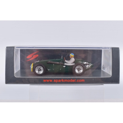 71 - FIVE BOXED SPARK MODEL MINIMAX VEHICLES 1:43 SCALE, to include a Connaught A French GP 1953, Prince ... 