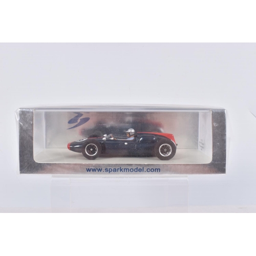 71 - FIVE BOXED SPARK MODEL MINIMAX VEHICLES 1:43 SCALE, to include a Connaught A French GP 1953, Prince ... 