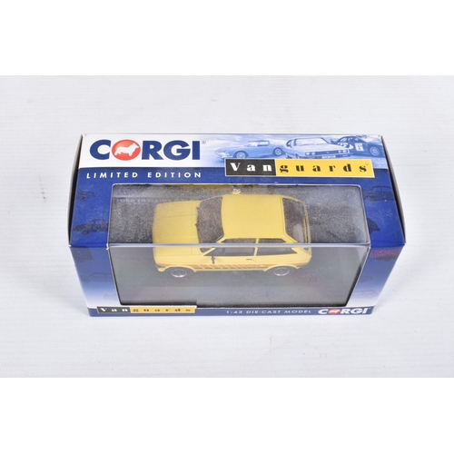 78 - EIGHT BOXED LIMITED EDITION CORGI VANGUARDS 1:43 SCALE MODEL DIECAST VEHICLES, the first is a MG Rov... 