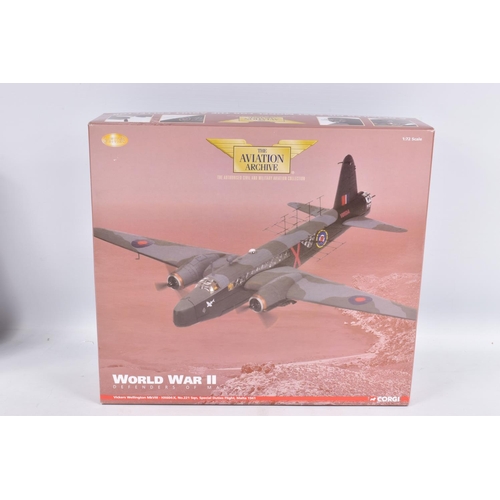 100 - TWO BOXED CORGI LIMITED EDITION AVIATION ARCHIVE 1:72 SCALE DIECAST MODEL AIRCRAFTS, the first is a ... 