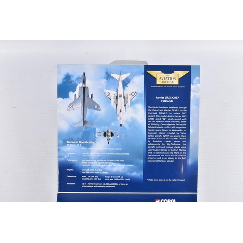 127 - THREE BOXED CORGI CLASSICS THE AVIATION ARCHIVE AIRCRAFT MODELS, Unsung Heroes McDonnell Douglas F-4... 