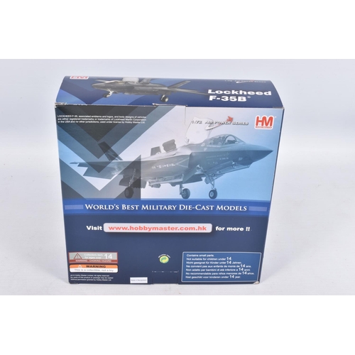 130 - FOUR BOXED HOBBYMASTER AIR POWER SERIES 1:72 SCALE DIECAST MODEL AIRCRAFTS, the first is a Northrop ... 