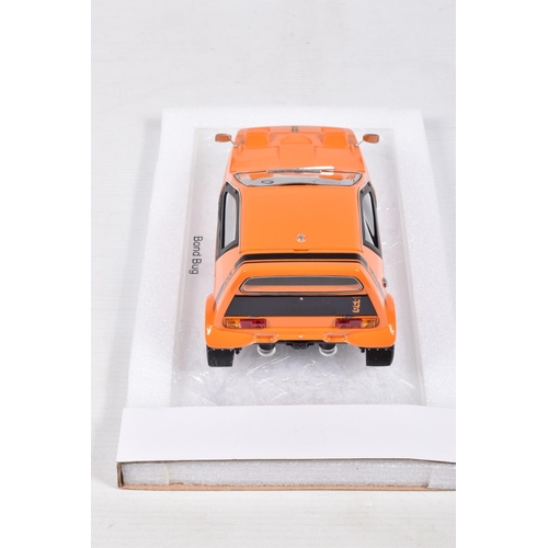 134 - A BOXED DNA COLLECTIBLES BOND BUG 1:18 SCALE DIECAST MODEL, numbered DNA000003, 700ES, orange body, ... 